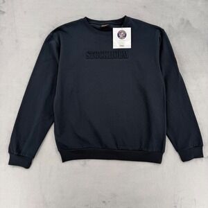 Scandinavian Explorer Stockholm Sweatshirt Mens Navy Fleece Pullover‎ Size L